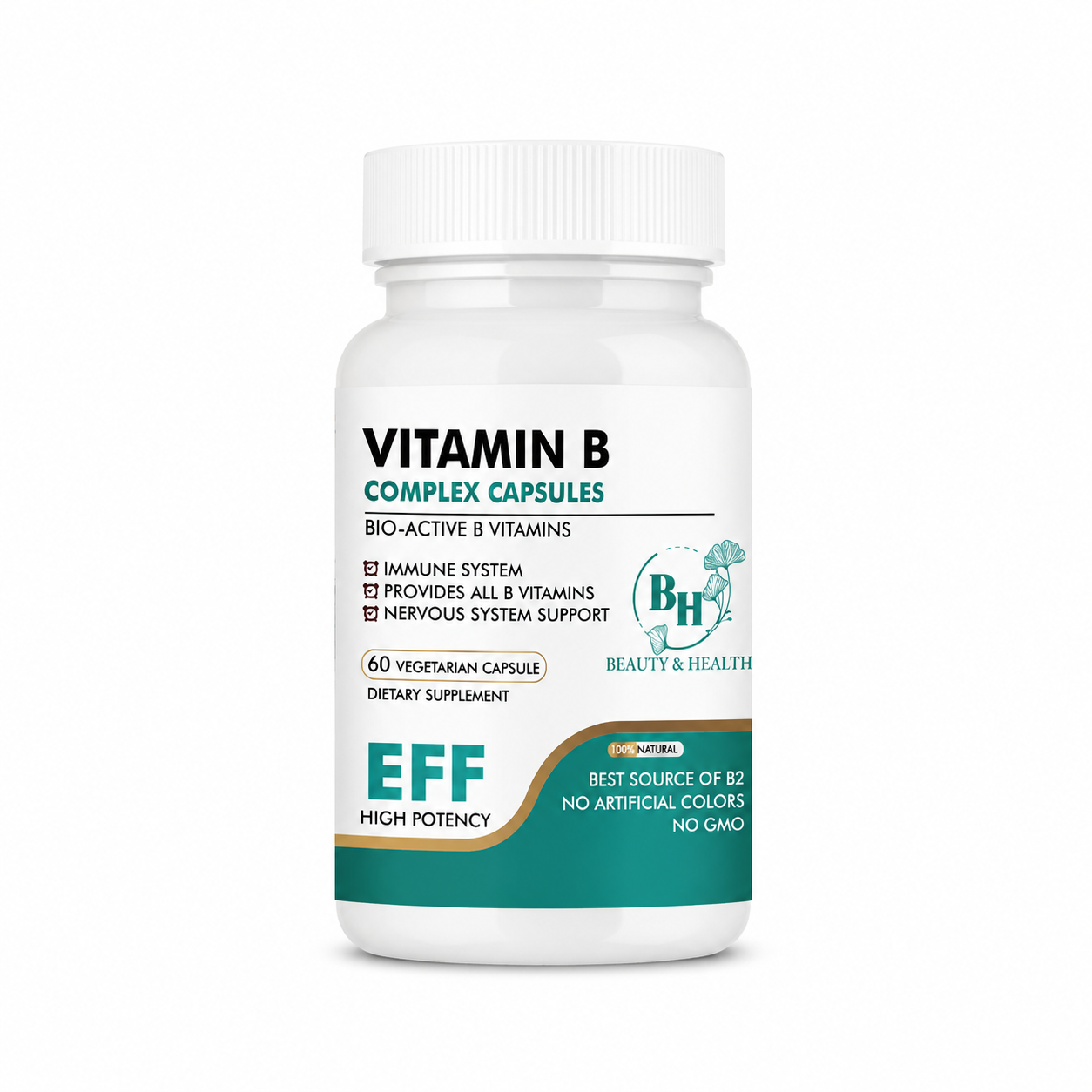 Vitamin B Complex Capsules - Daily Nutrition Supplement
