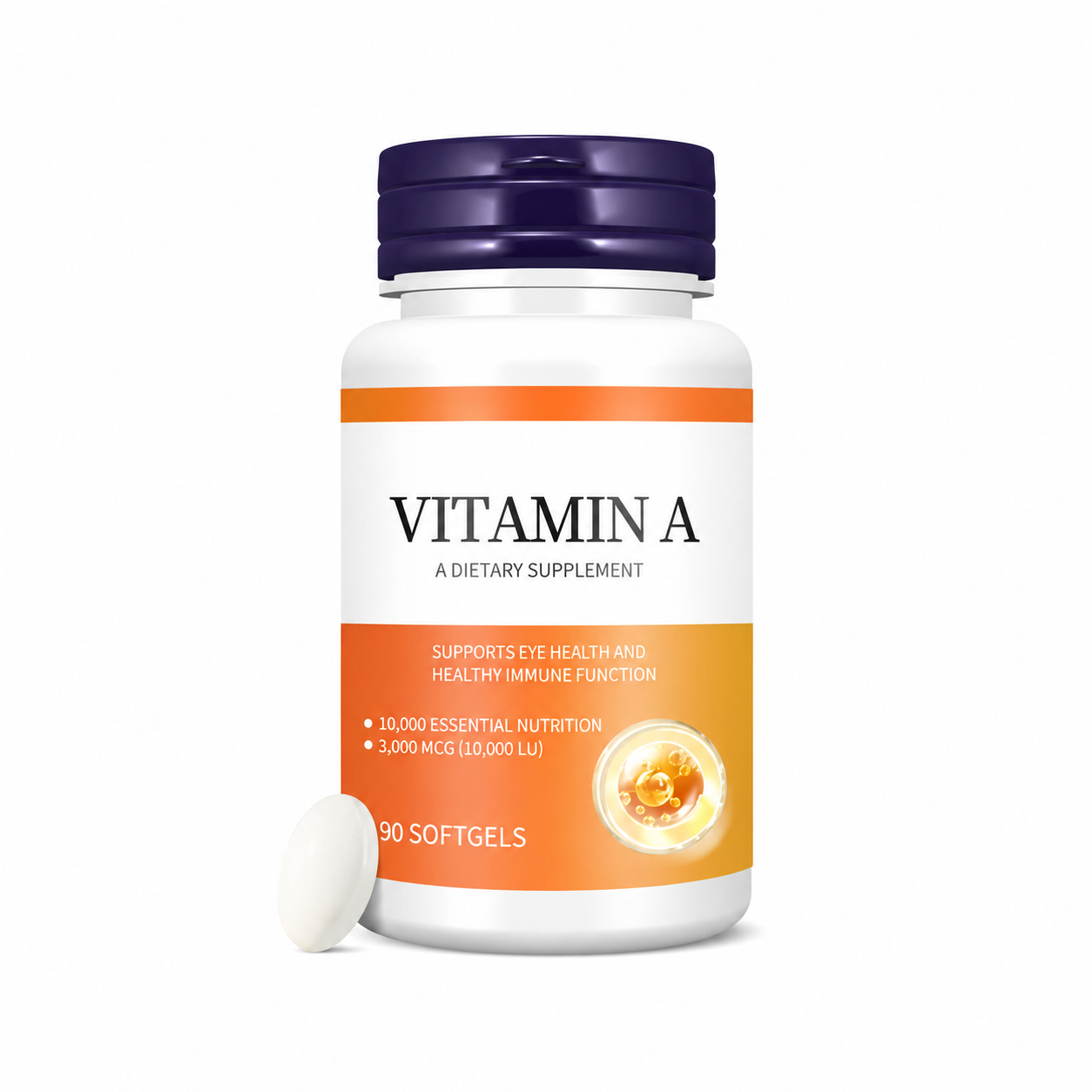 Vitamin A Softgel Capsules - Daily Wellness Supplement