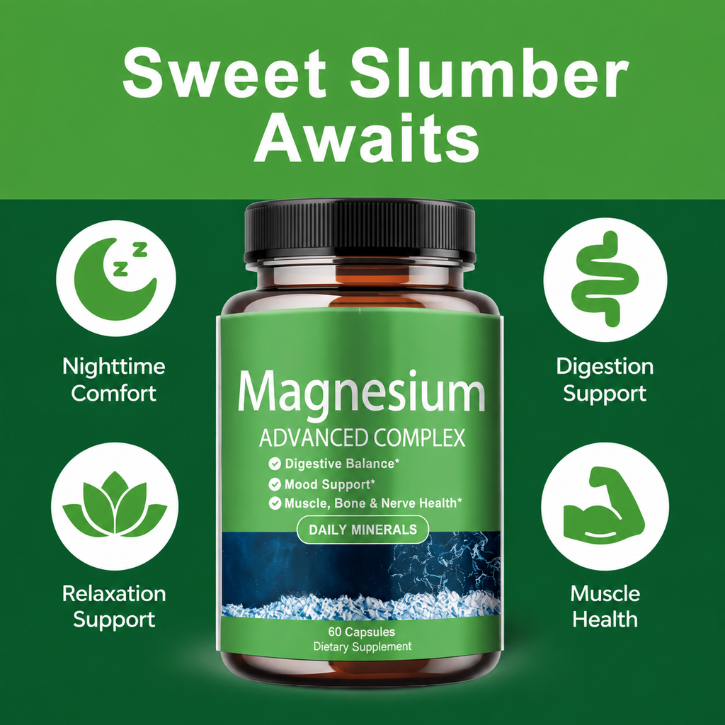 Magnesium Complex Capsules - Sleep & Mood Wellness Supplement