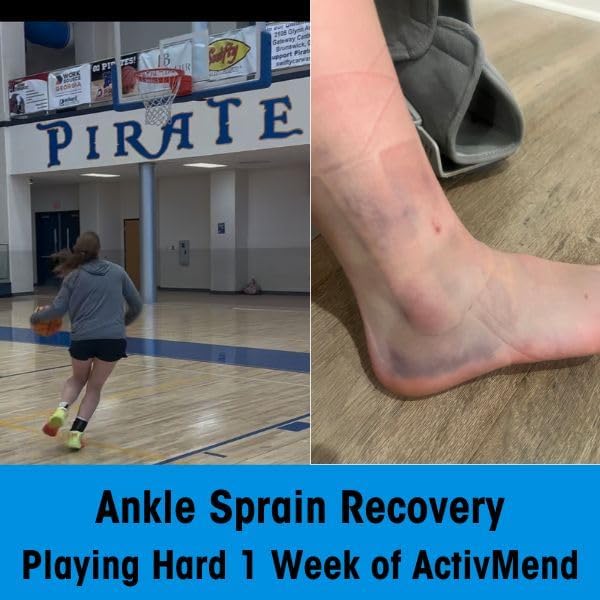 Ankle Sprain Recovery Patches – Helps Speed Up Ankle Sprain Healing & Reduce Swelling Fast | High-Potency Arnica Gel Relief Patch | 5 Patches