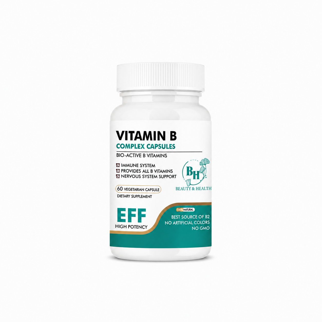 Vitamin B Complex Capsules - Daily Nutrition Supplement
