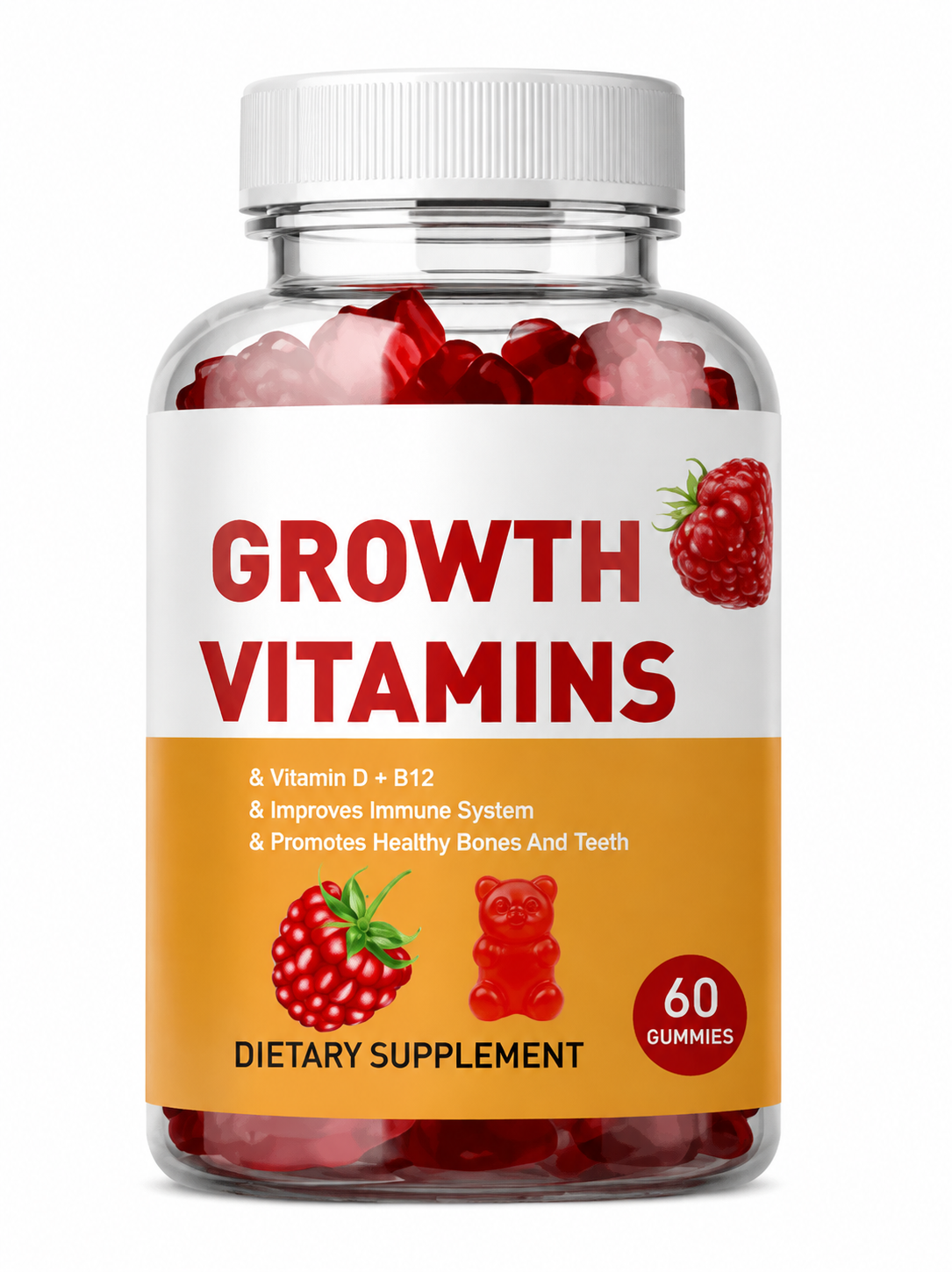 Multivitamin Gummies with Fruit Flavor - Daily Nutrition Supplement