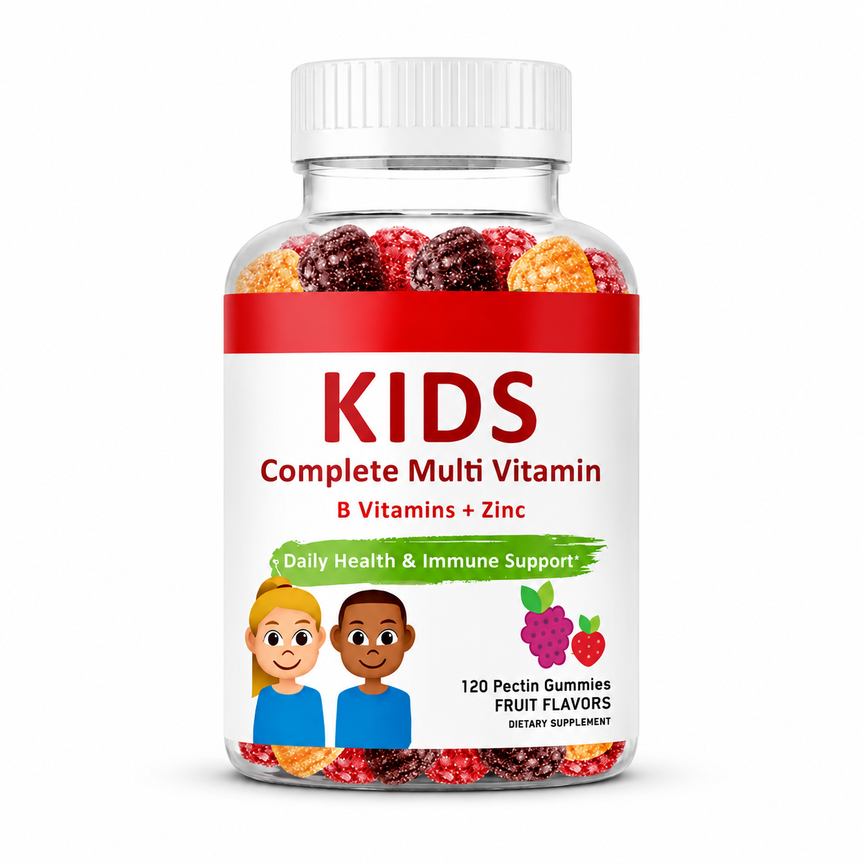 Kids Multivitamin Gummies - Natural Daily Nutrition Supplement