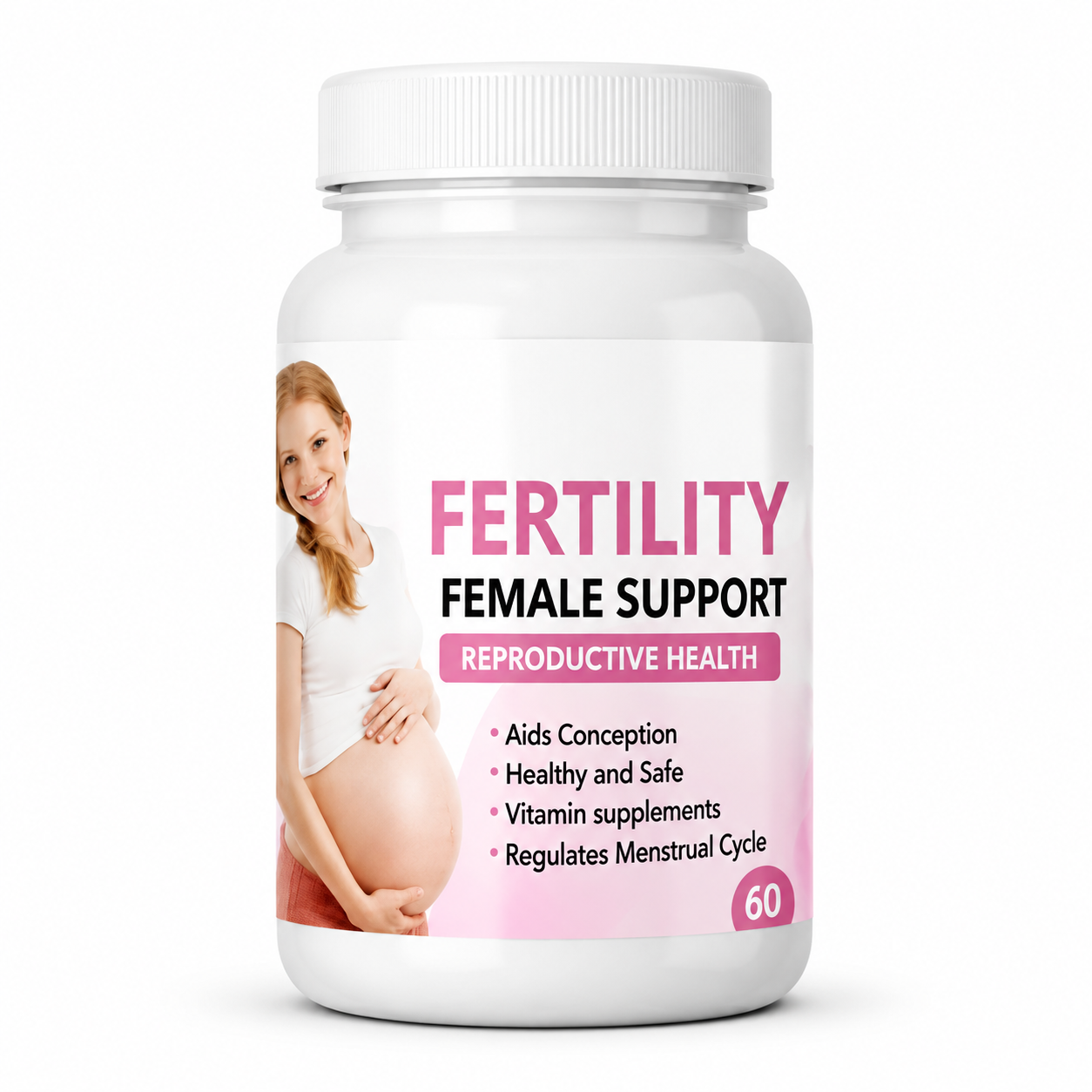Women's Folic Acid Capsules - Vitamin B9 Daily Nutrition Supplement