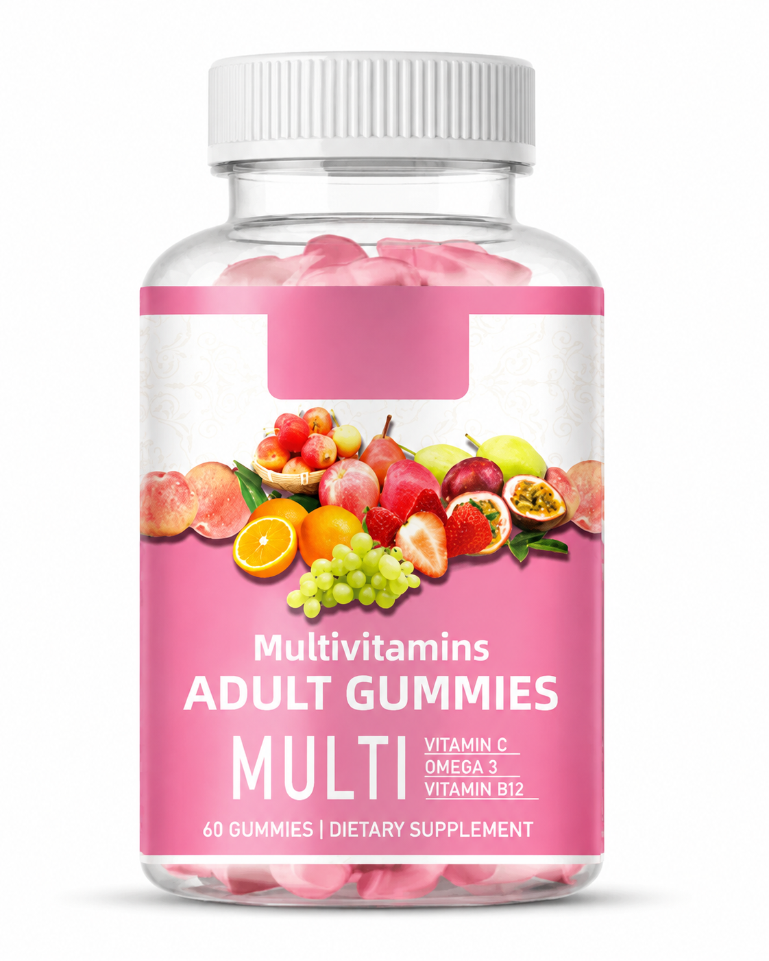 Omega 3 + Vitamin B12 Gummies - Daily Nutrition Supplement