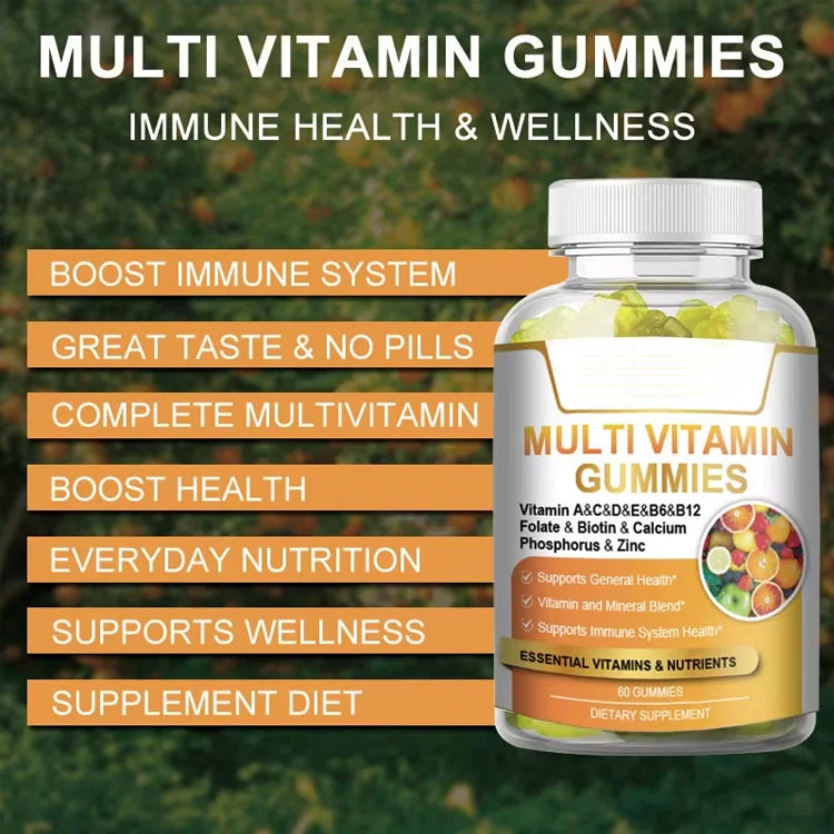 Multivitamin Gummies - Daily Wellness Supplement for Adults