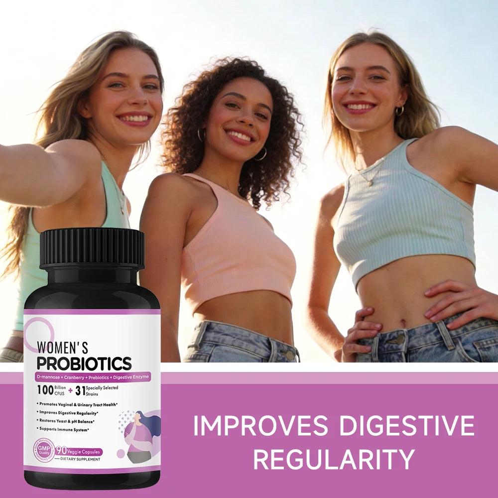 Women's Probiotic Capsules - Daily Wellness Supplement