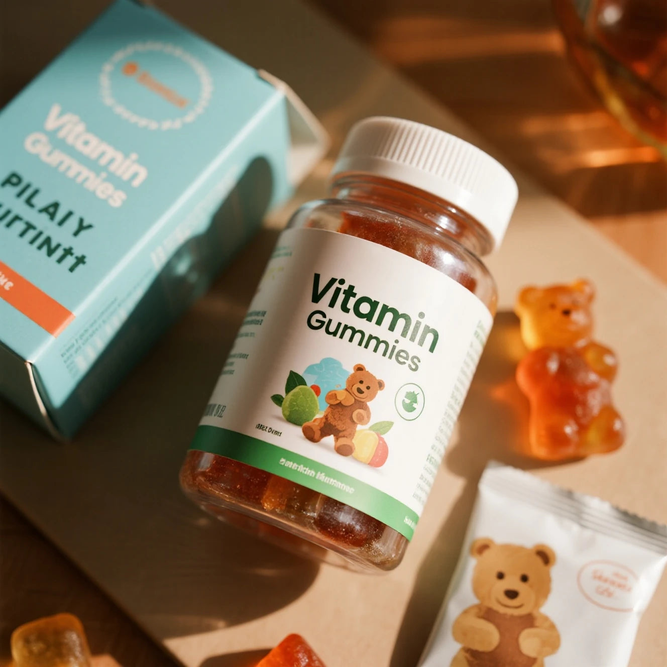 Multivitamin Gummies - Daily Wellness Supplement for Teenagers & Adults