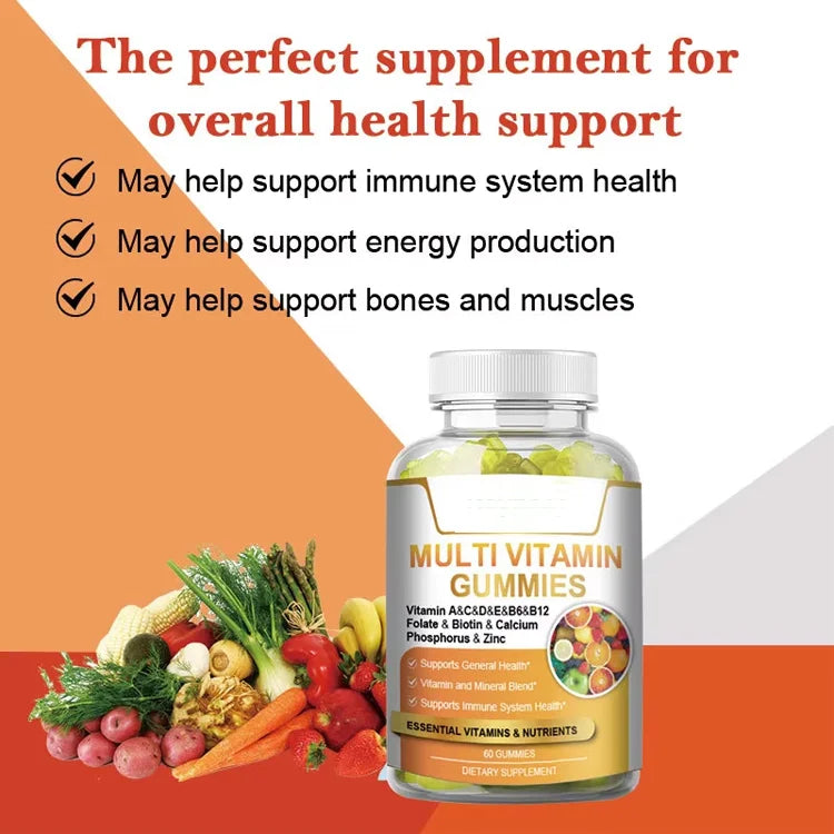 Multivitamin Gummies - Daily Wellness Supplement for Adults