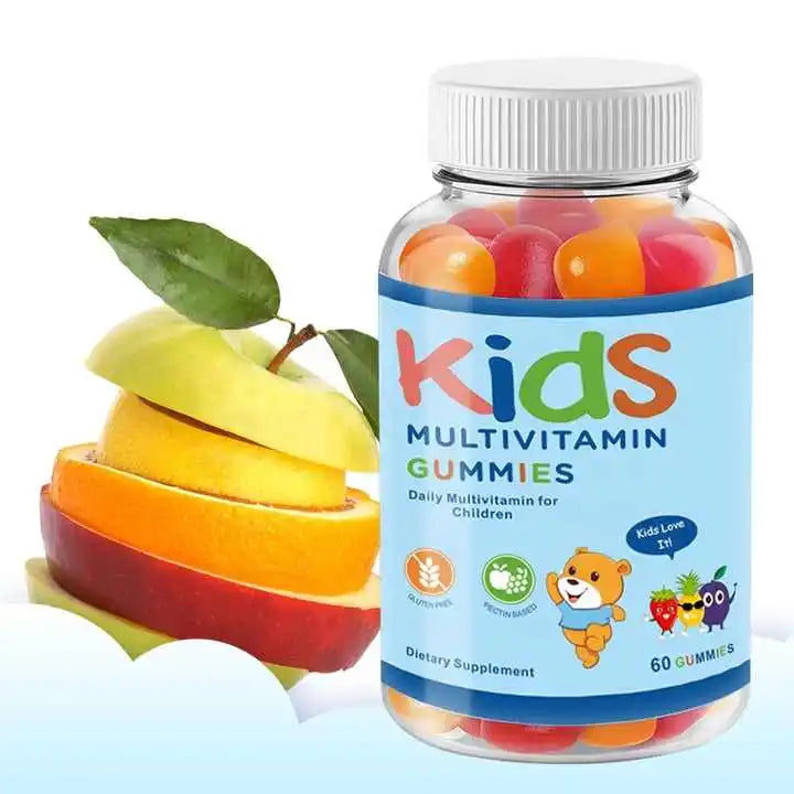 Sugar-Free Kids Multivitamin Gummies with DHA - Children's Daily Nutrition Supplement