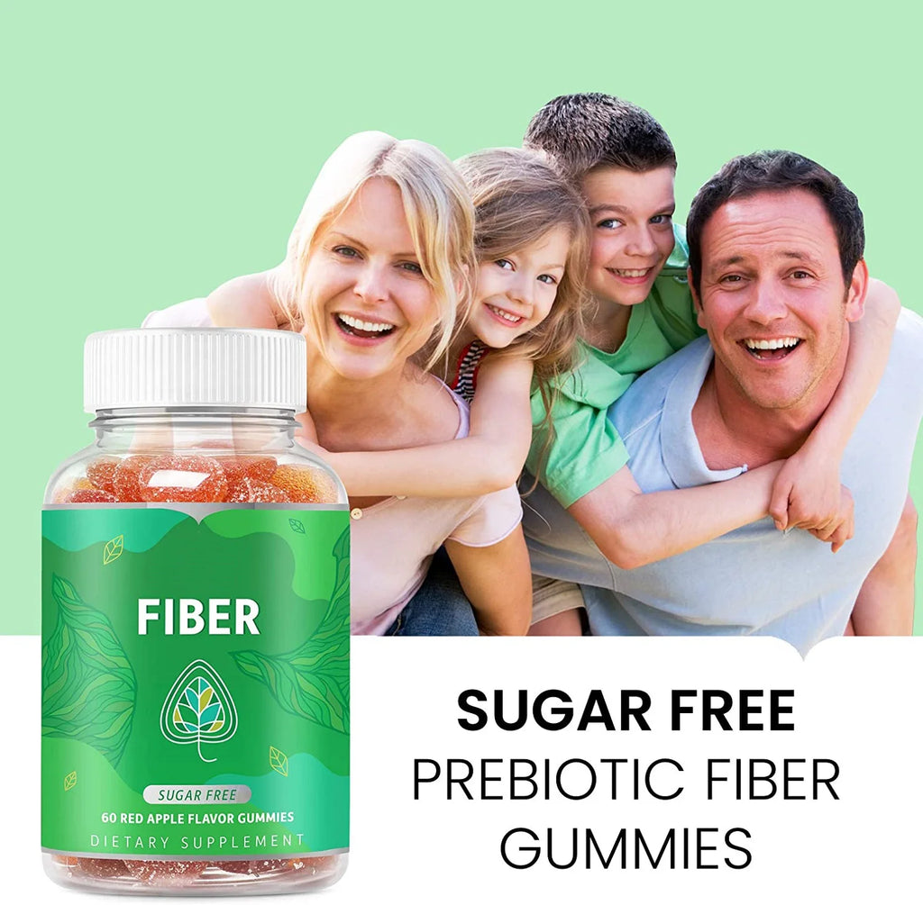 Prebiotic Fiber Gummies - Daily Digestive Wellness Supplement