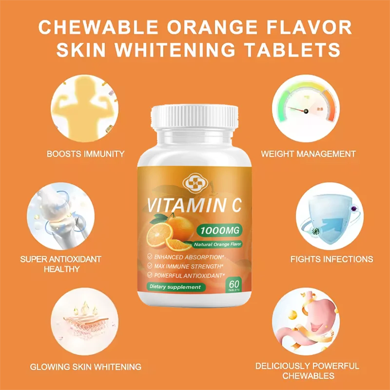Vitamin C 1000mg Tablets - Daily Wellness Supplement