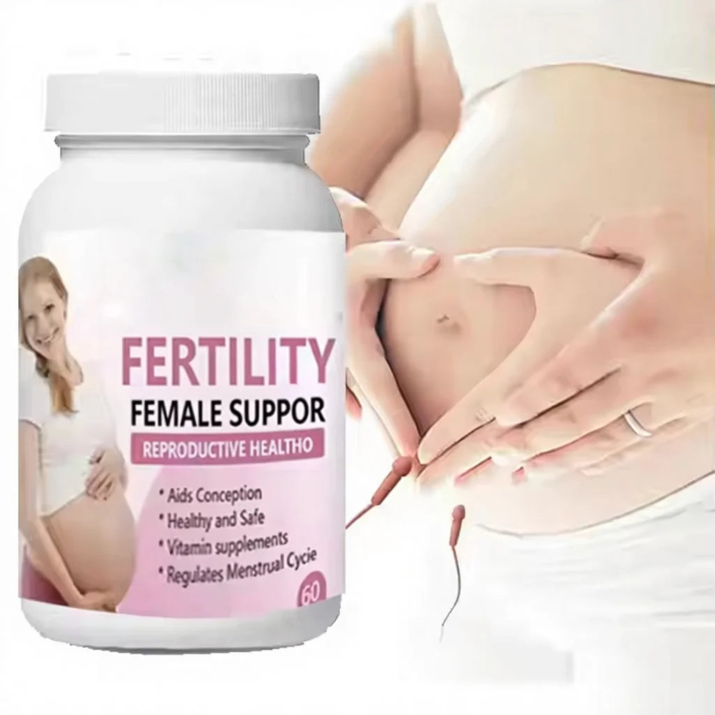Women's Folic Acid Capsules - Vitamin B9 Daily Nutrition Supplement