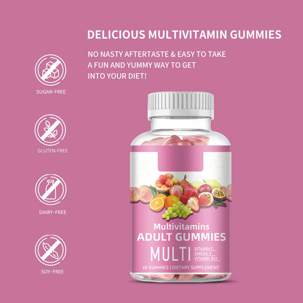 Omega 3 + Vitamin B12 Gummies - Daily Nutrition Supplement