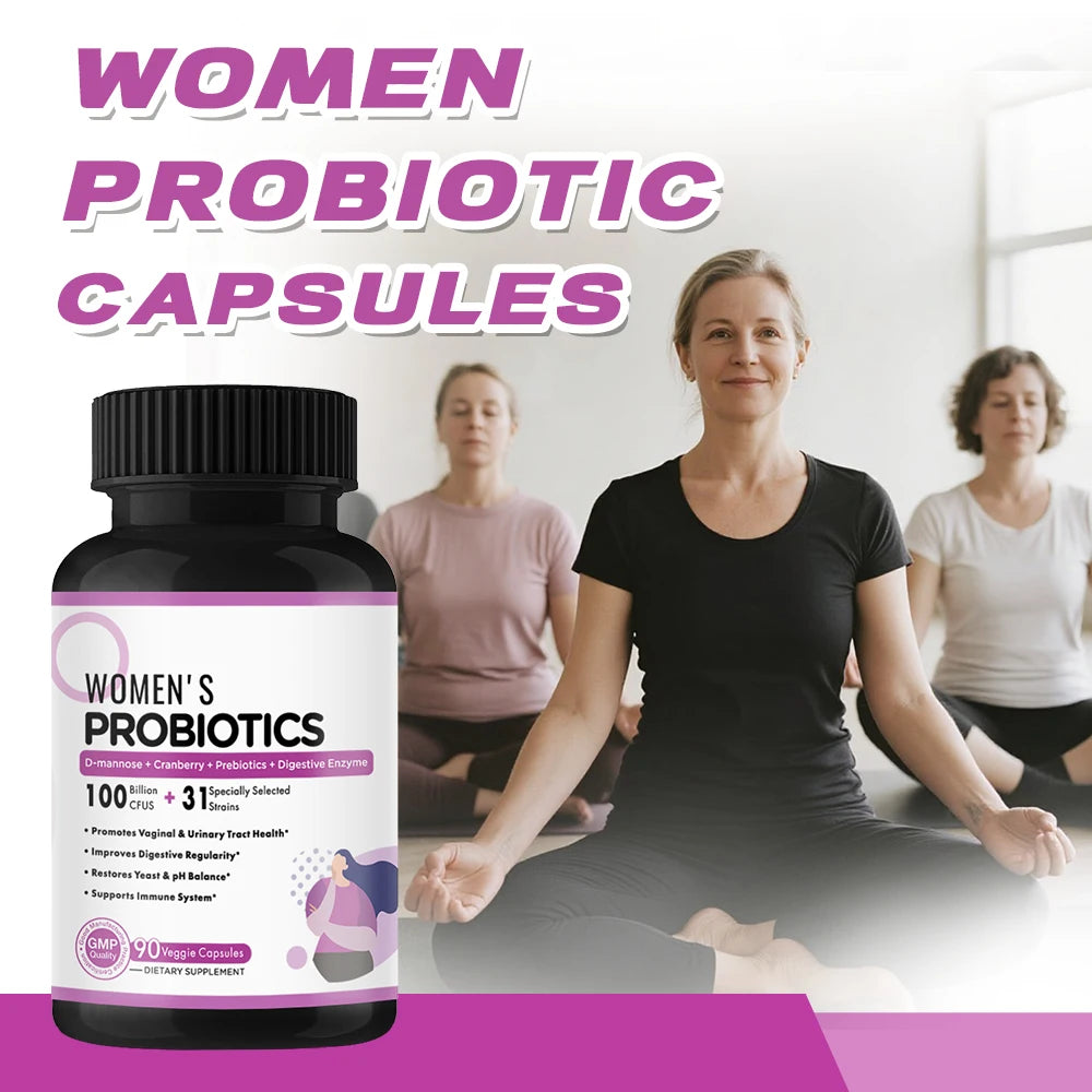 Women's Probiotic Capsules - Daily Wellness Supplement
