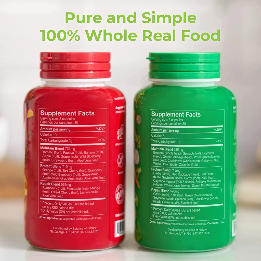 Fruit & Vegetable Superfood Capsules for Daily Nutritional Support