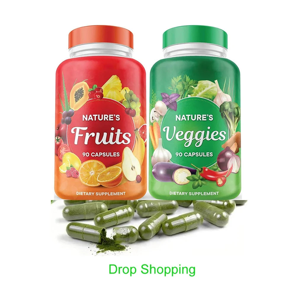 Fruit & Vegetable Superfood Capsules for Daily Nutritional Support