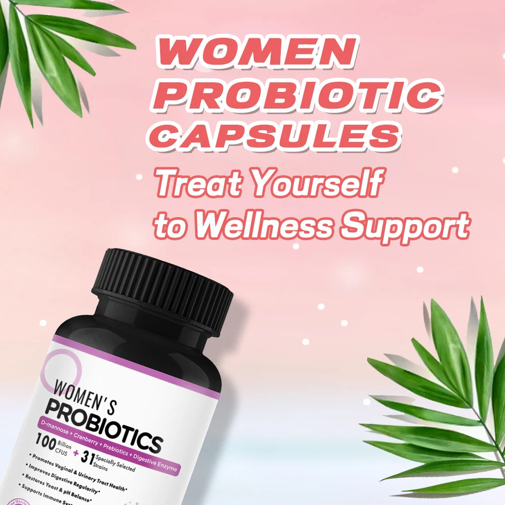 Women's Probiotic Capsules - Daily Wellness Supplement