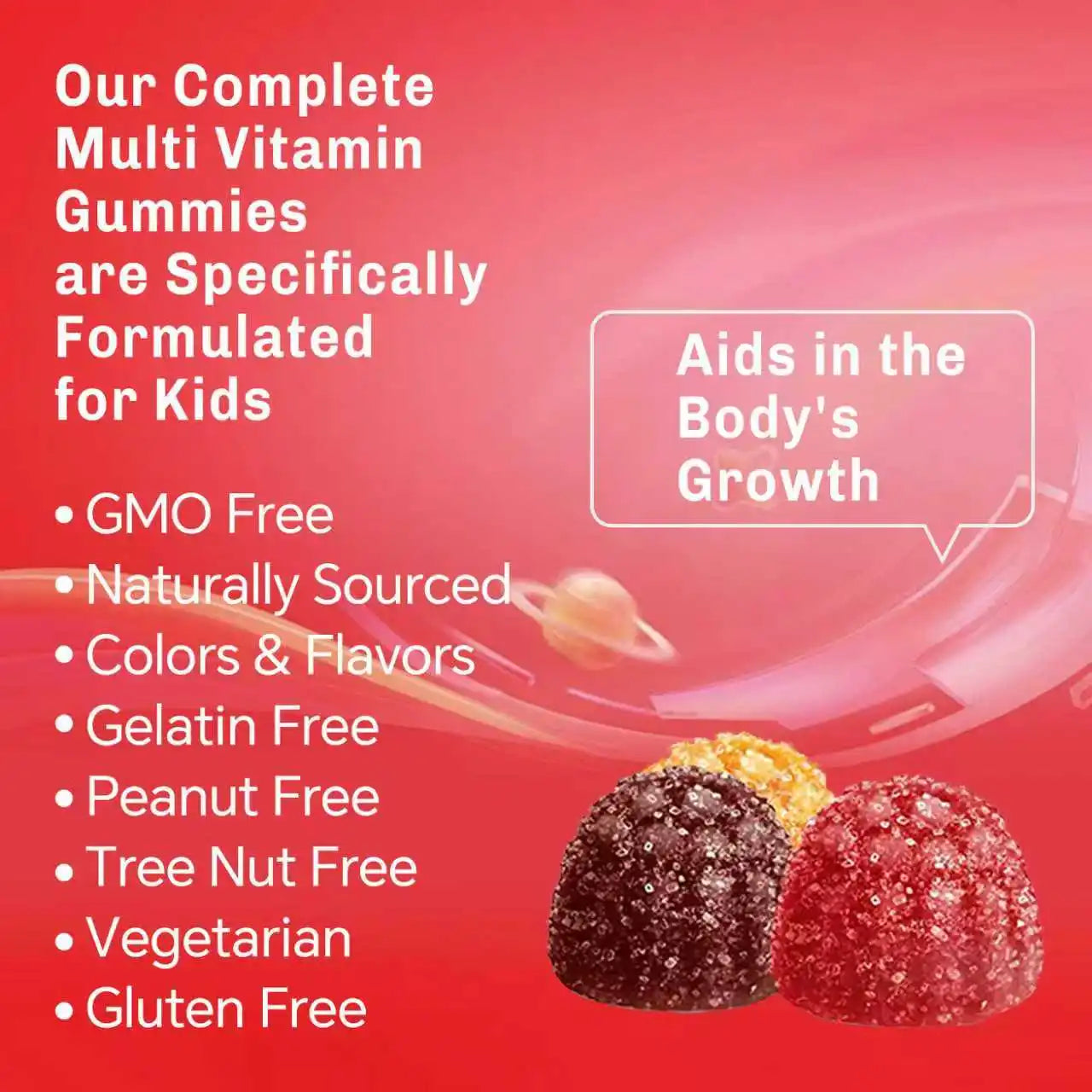 Kids Multivitamin Gummies - Natural Daily Nutrition Supplement