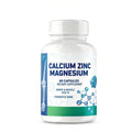 Calcium Magnesium Zinc + Vitamin D3 Capsules - Daily Mineral Nutrition Supplement