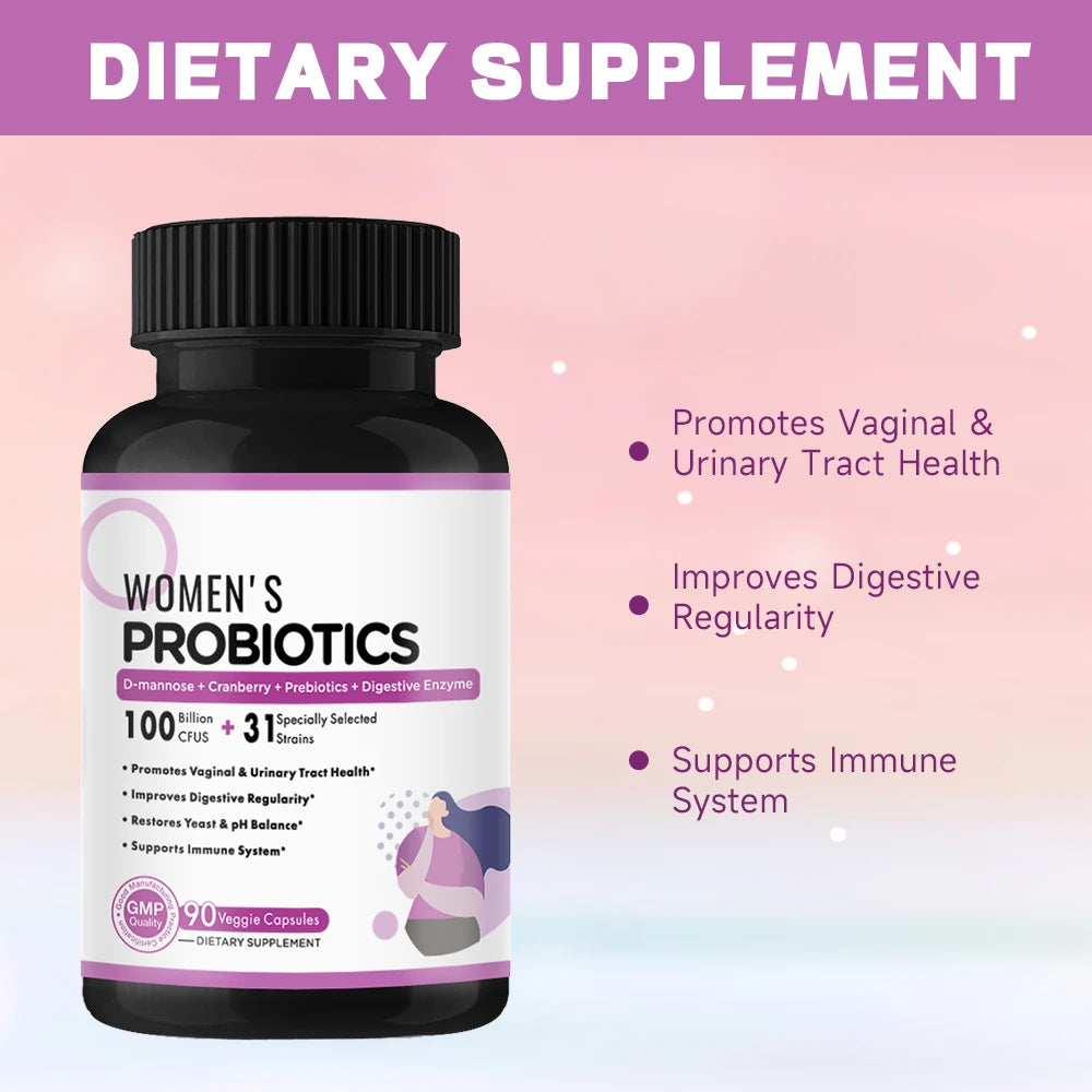 Women's Probiotic Capsules - Daily Wellness Supplement
