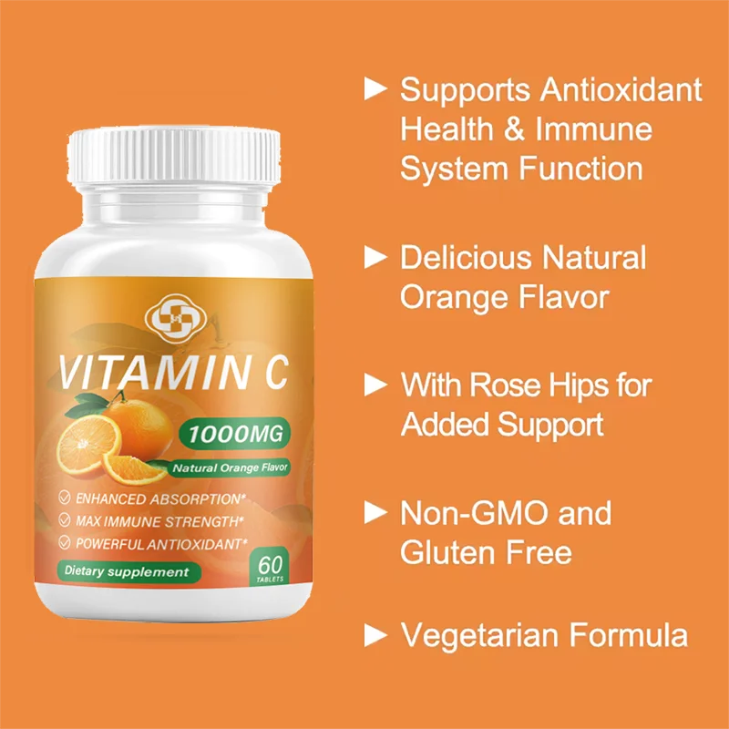 Vitamin C 1000mg Tablets - Daily Wellness Supplement