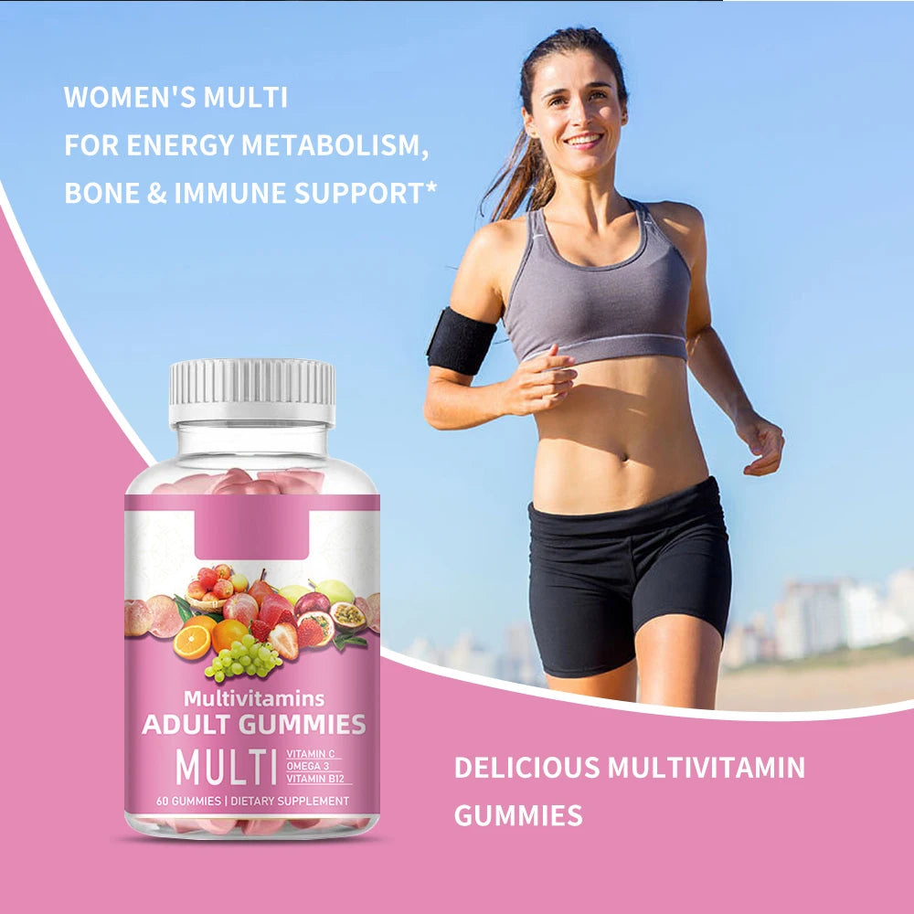 Omega 3 + Vitamin B12 Gummies - Daily Nutrition Supplement