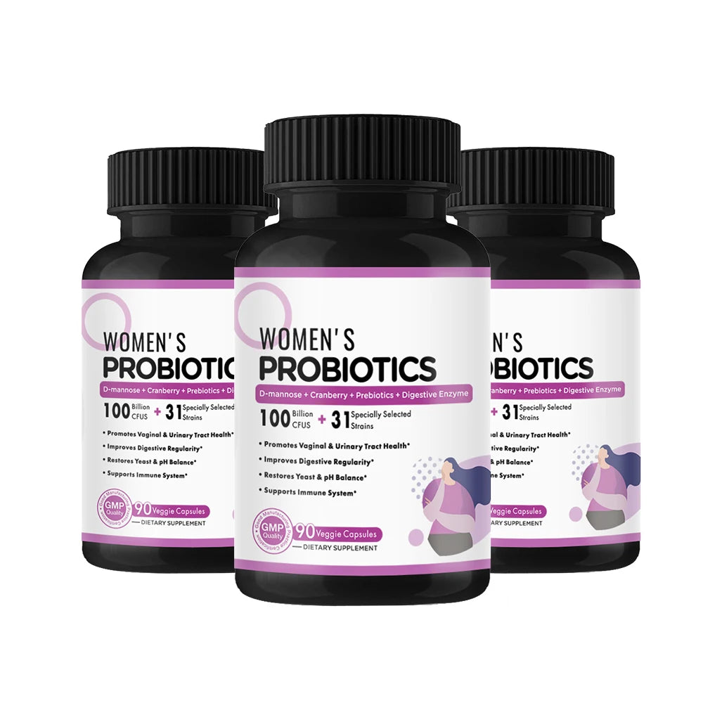 Women's Probiotic Capsules - Daily Wellness Supplement