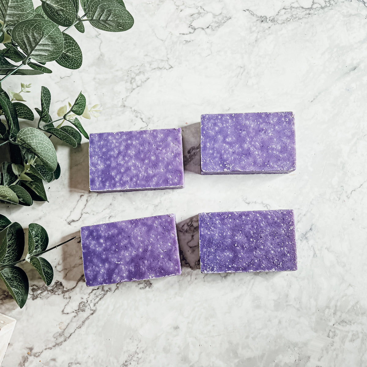 Lavender Oakmoss Sea Salt Body Scrub - Exfoliating Natural Olive Oil