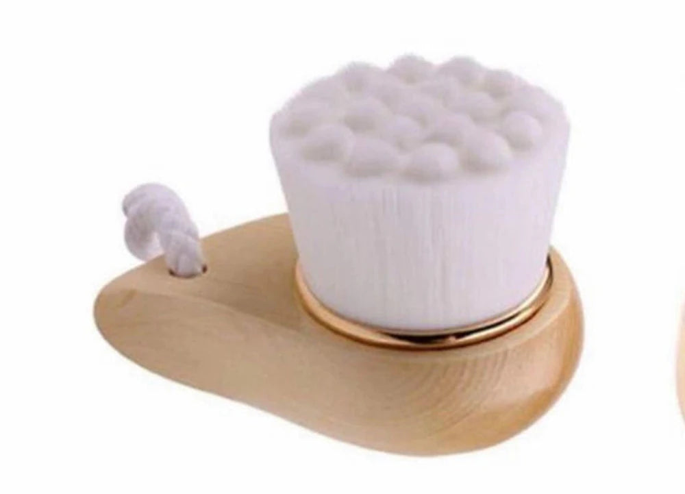 Bamboo Facial Exfoliating Brush Soft Superfine Fibers Pore Cleansing Brighten