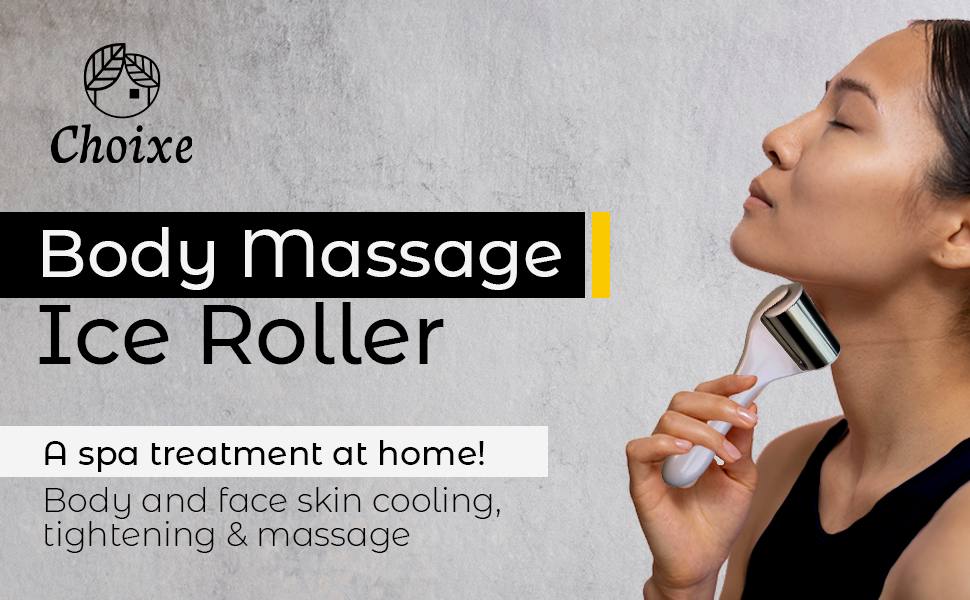 Body Massage Ice Roller - Facial And Body Cooling Roller For Tightening