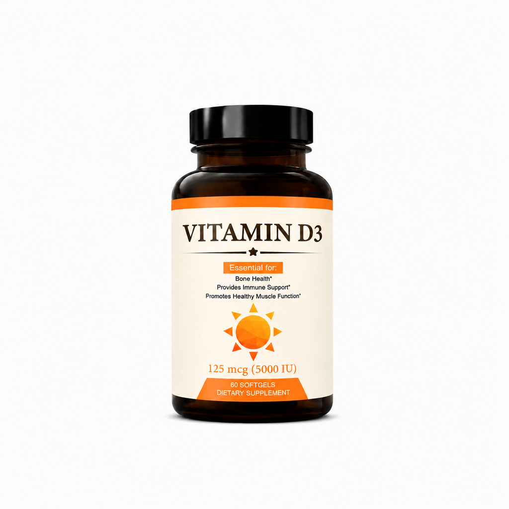 Vitamin D3 Capsules - Daily Wellness Supplement