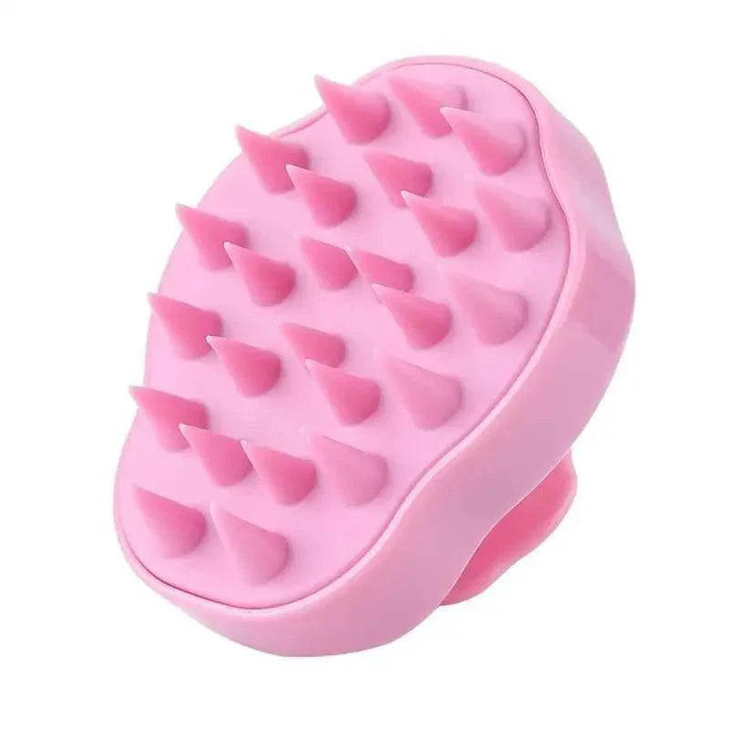 Hair Shampoo Brush - Head Scalp Massager Soft Silicone Brush Scalp Care Brush For Bathroom and Bath