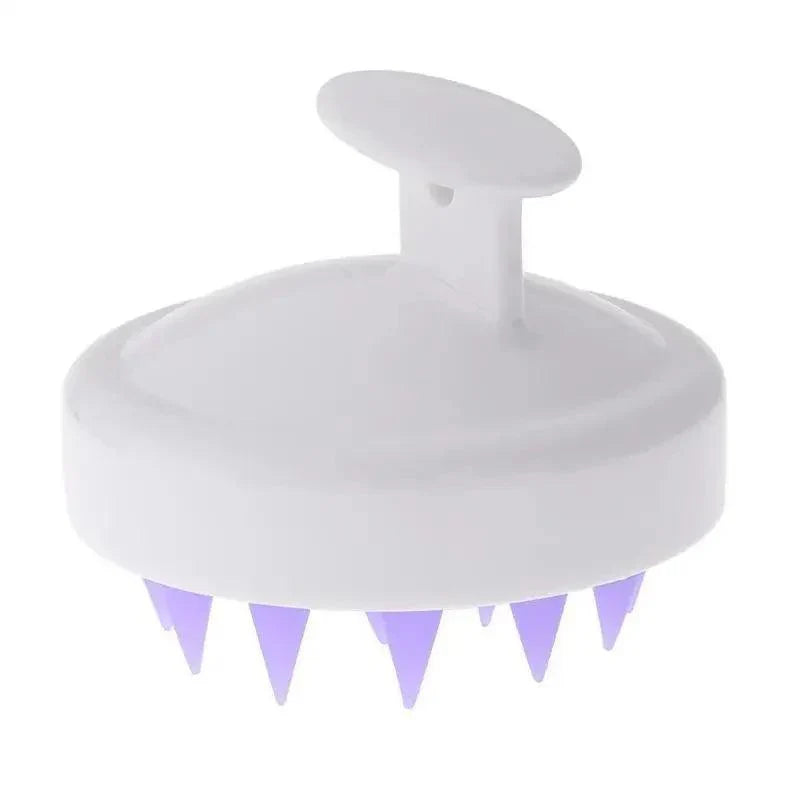 Hair Shampoo Brush - Head Scalp Massager Soft Silicone Brush Scalp Care Brush For Bathroom and Bath