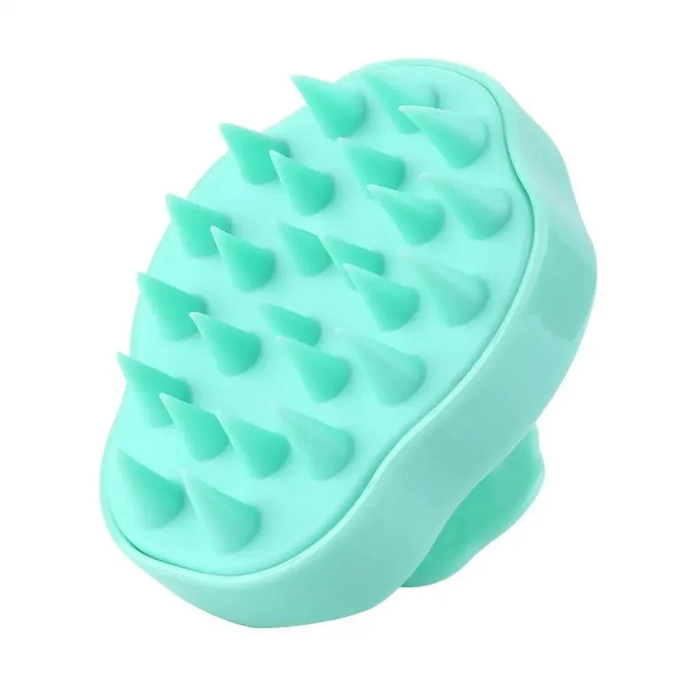 Hair Shampoo Brush - Head Scalp Massager Soft Silicone Brush Scalp Care Brush For Bathroom and Bath
