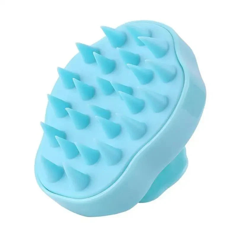 Hair Shampoo Brush - Head Scalp Massager Soft Silicone Brush Scalp Care Brush For Bathroom and Bath
