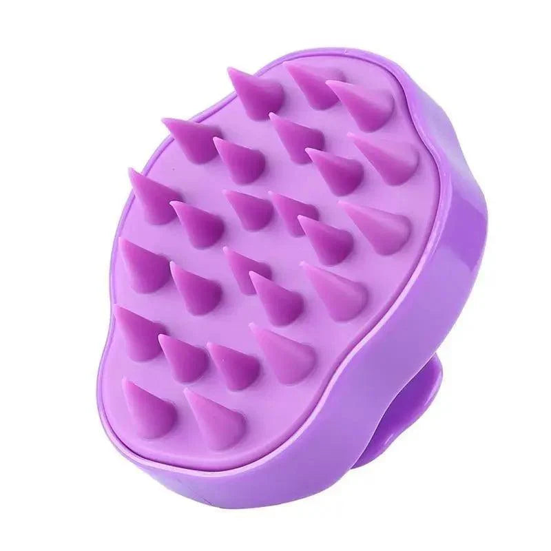 Hair Shampoo Brush - Head Scalp Massager Soft Silicone Brush Scalp Care Brush For Bathroom and Bath