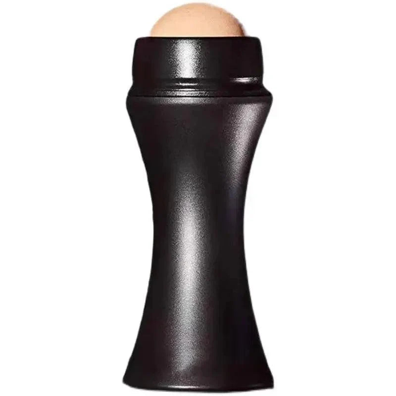 Natural Reusable Oil Resistant Facial Tool Roller Oil Control Rolling Stone Women Makeup Face Skin Care Tool Facial Cleaning Oil Absorption Roller On Ball Suitable for Traveling At Home Or Going Conduct For Facial Massage